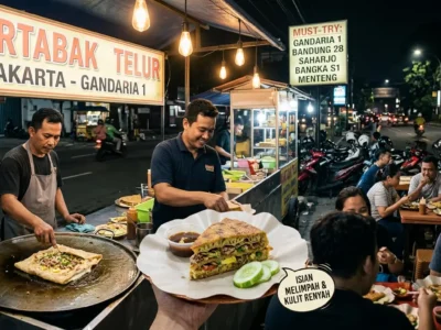 6 Martabak Telur Jakarta dengan Isian Melimpah