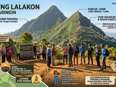 Gunung Lalakon Bandung, Trek Pendek dengan View Maksimal